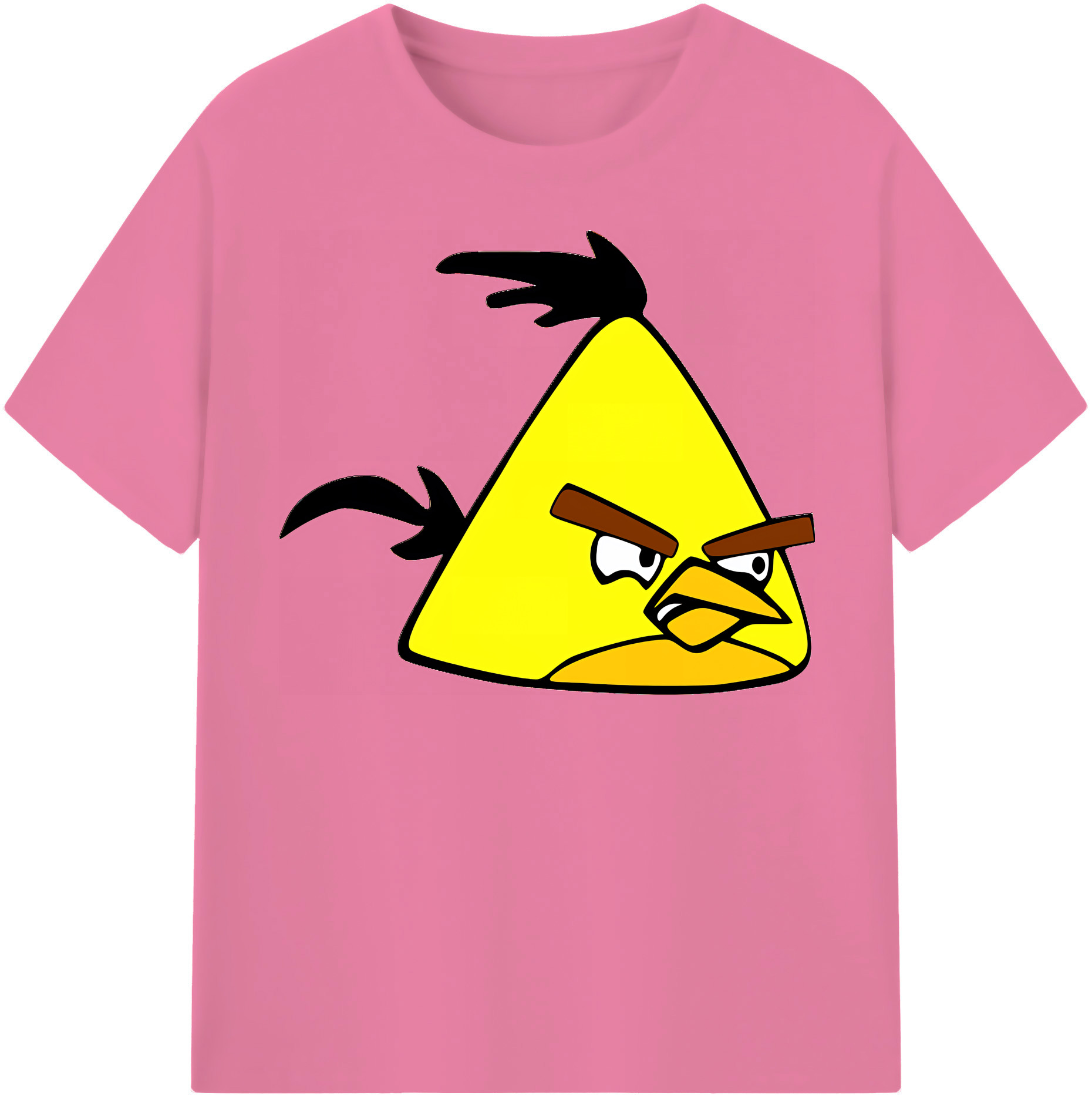 （画像用） Angry Birds アングリーバード 綿100％半袖Tシャツ（フロントプリント）